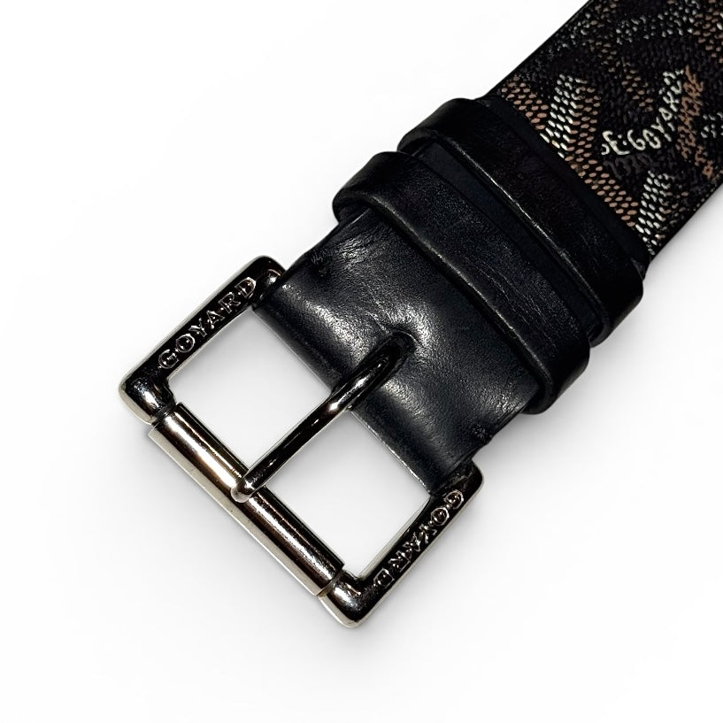 Goyard 2012 Goyardine leather Florida belt