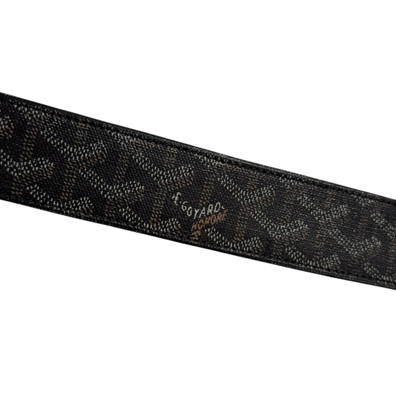 Goyard 2012 Goyardine leather Florida belt